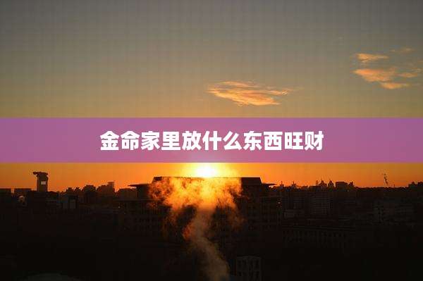 金命家里放什么东西旺财