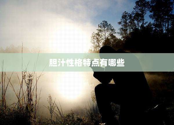 胆汁性格特点有哪些