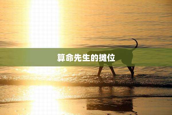 算命先生的摊位