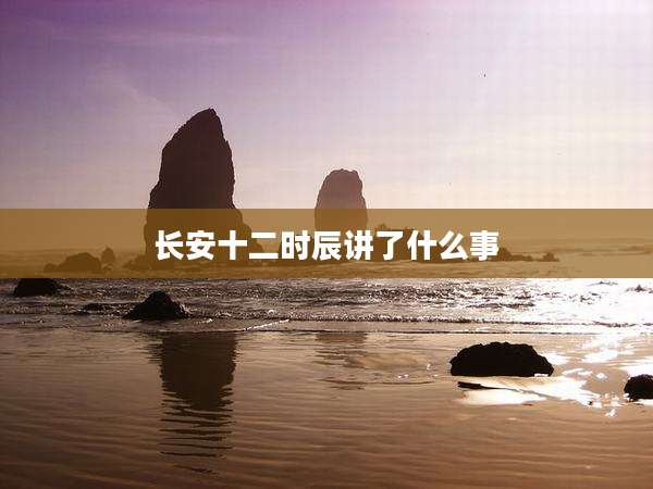 长安十二时辰讲了什么事