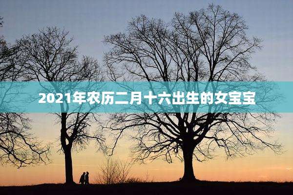 2021年农历二月十六出生的女宝宝