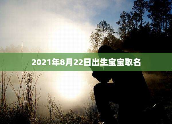 2021年8月22日出生宝宝取名