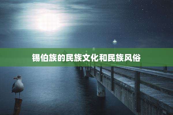 锡伯族的民族文化和民族风俗