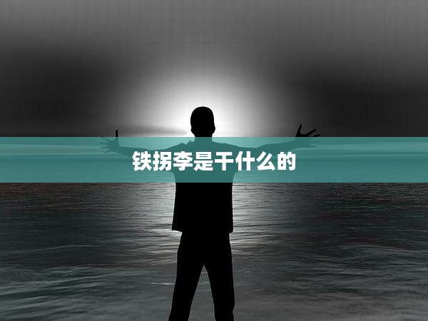 铁拐李是干什么的