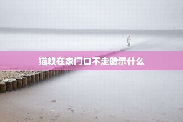 猫赖在家门口不走暗示什么
