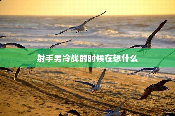 射手男冷战的时候在想什么