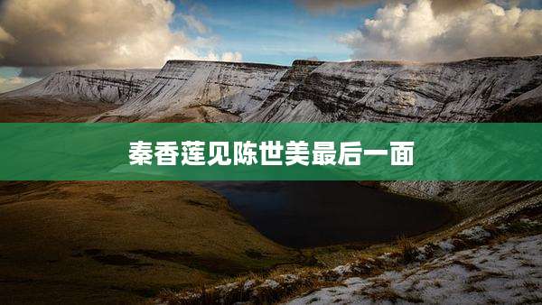 秦香莲见陈世美最后一面