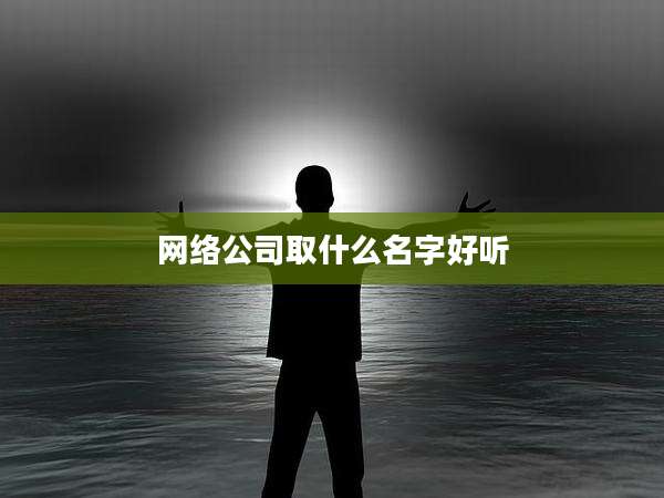 网络公司取什么名字好听
