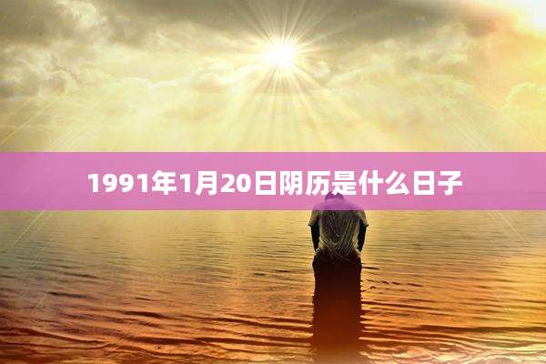 1991年1月20日阴历是什么日子
