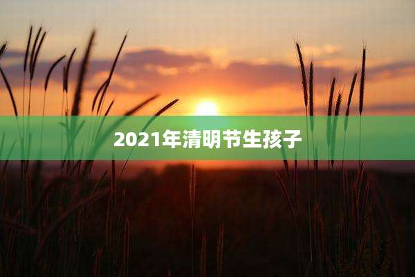 2021年清明节生孩子