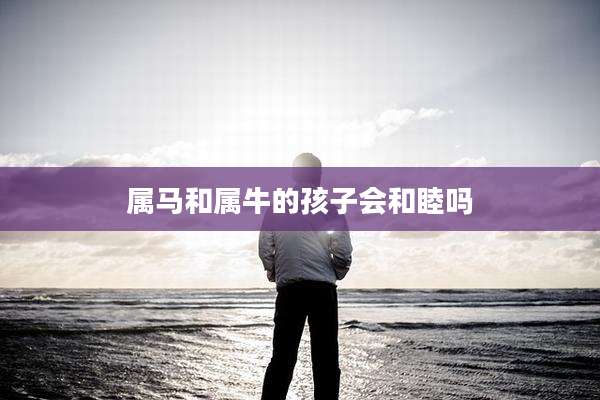 属马和属牛的孩子会和睦吗
