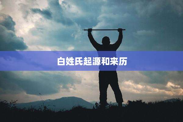 白姓氏起源和来历