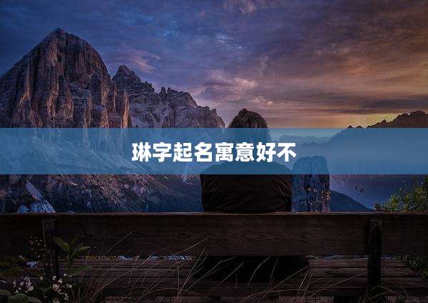 琳字起名寓意好不