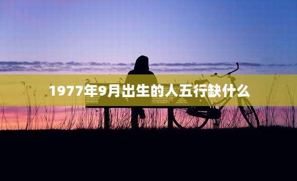 1977年9月出生的人五行缺什么