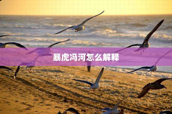 暴虎冯河怎么解释