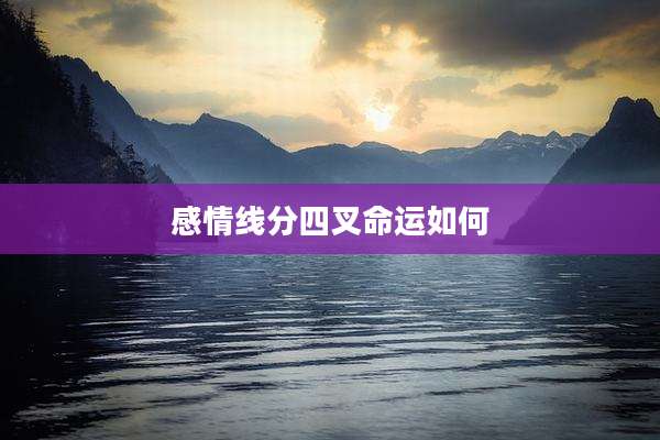 感情线分四叉命运如何