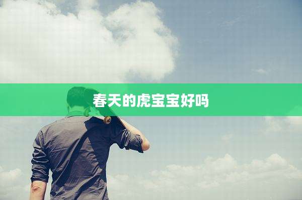春天的虎宝宝好吗