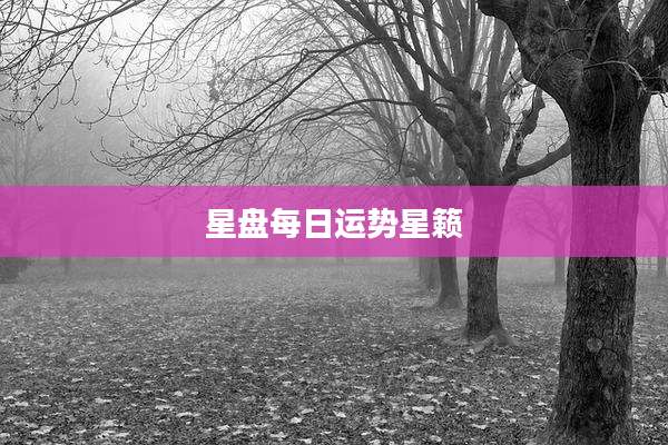 星盘每日运势星籁