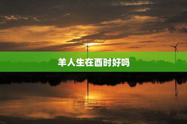 羊人生在酉时好吗