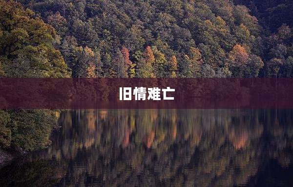 旧情难亡