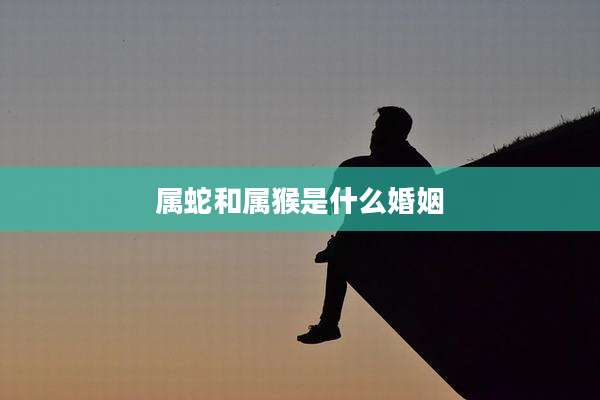 属蛇和属猴是什么婚姻