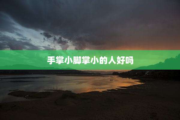 手掌小脚掌小的人好吗