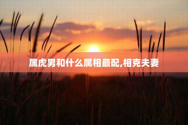 属虎男和什么属相最配,相克夫妻