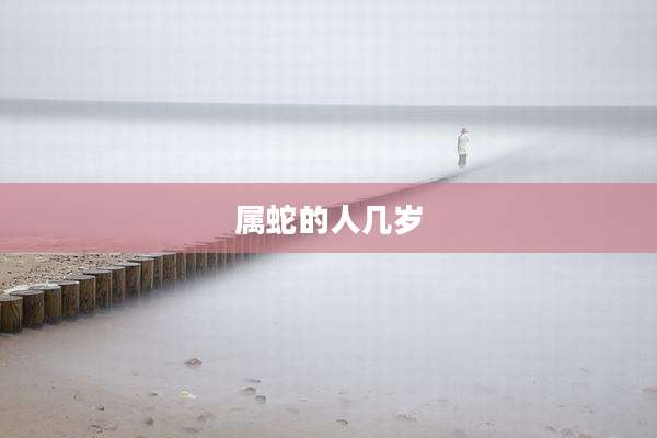 属蛇的人几岁