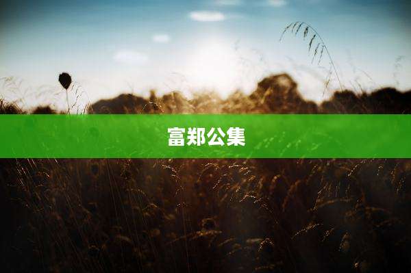 富郑公集
