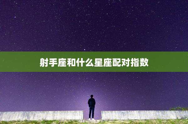 射手座和什么星座配对指数
