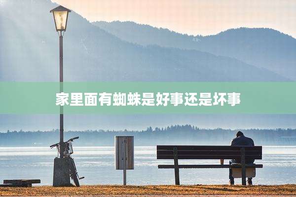 家里面有蜘蛛是好事还是坏事