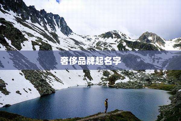 奢侈品牌起名字