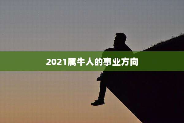 2021属牛人的事业方向