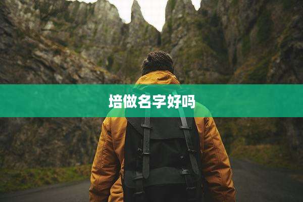 培做名字好吗