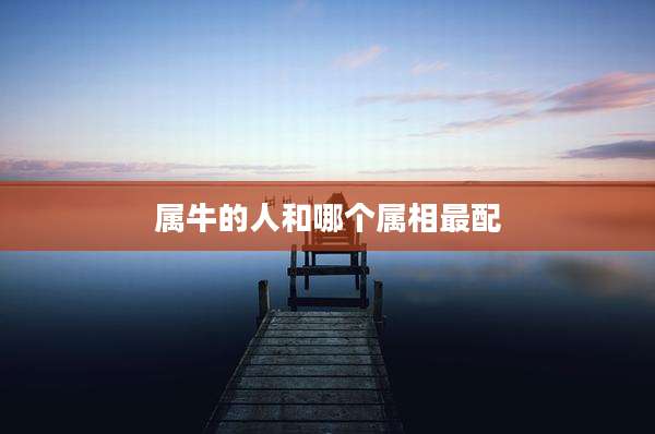 属牛的人和哪个属相最配