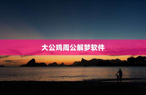 大公鸡周公解梦软件