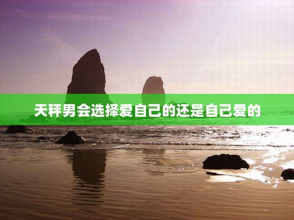 天秤男会选择爱自己的还是自己爱的